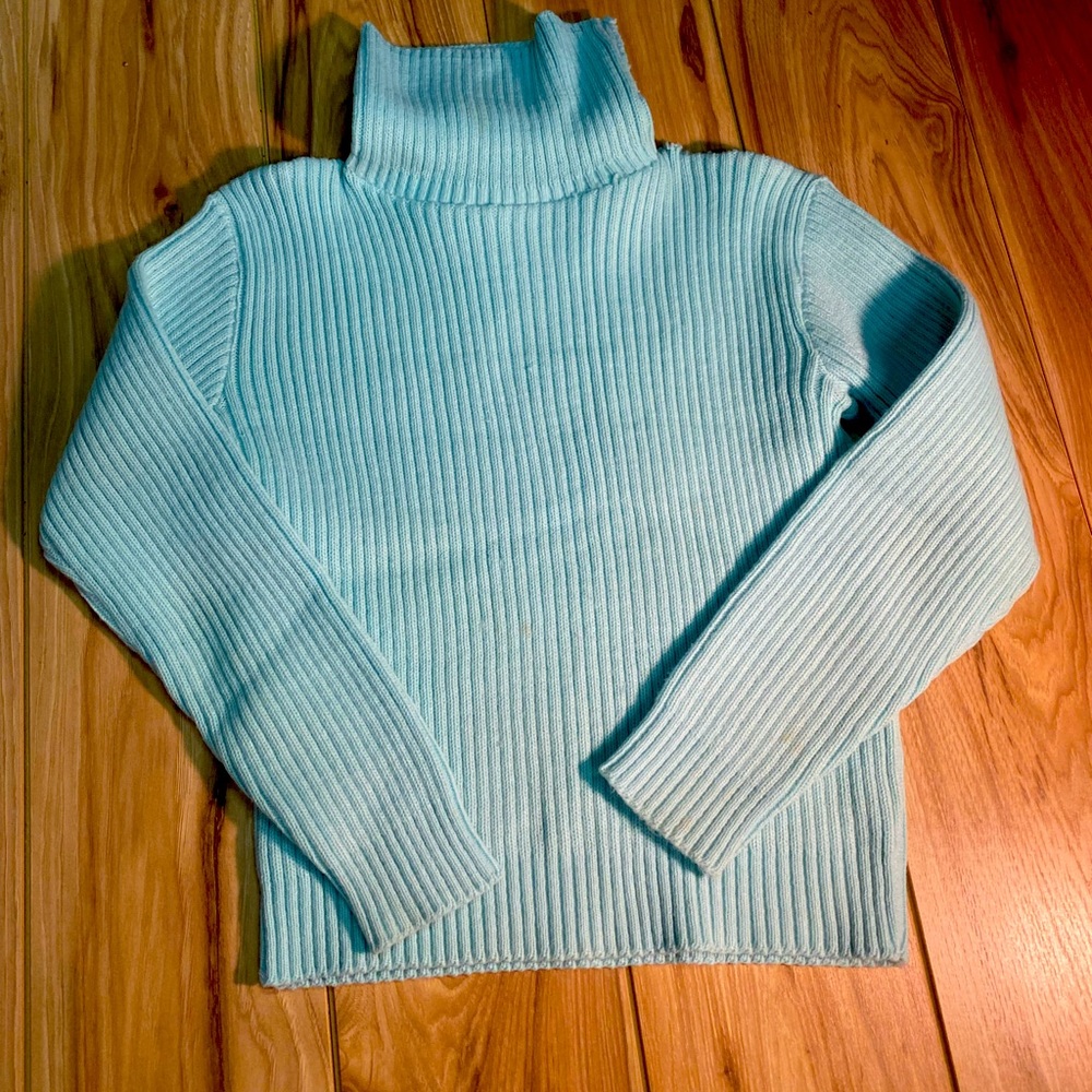 Green Lantern Turtleneck in Lt. Blue, size Medium